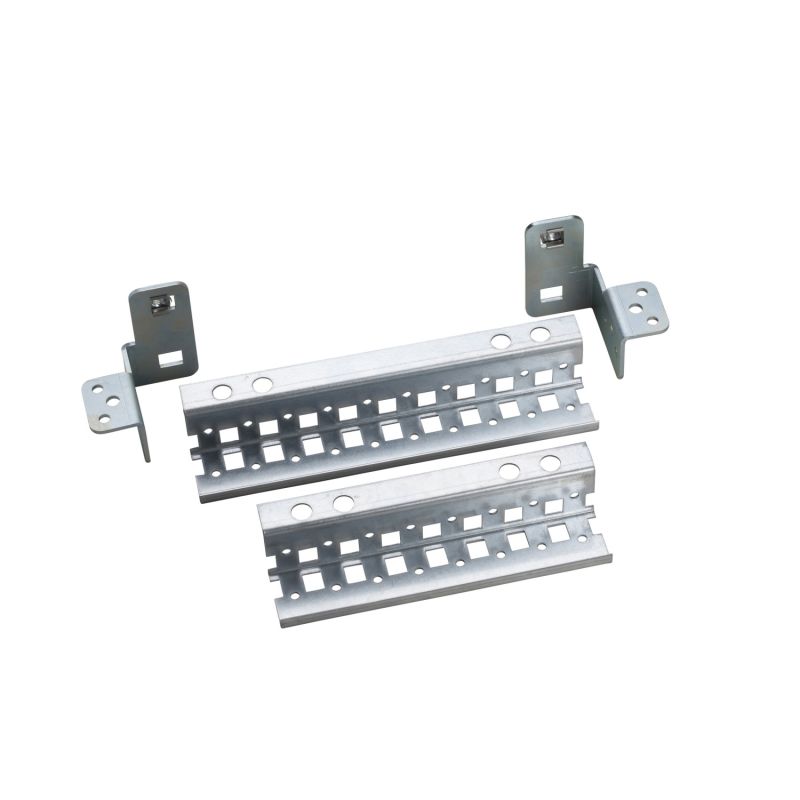4 rails and brackets to install mounting plates in control desk D600mm