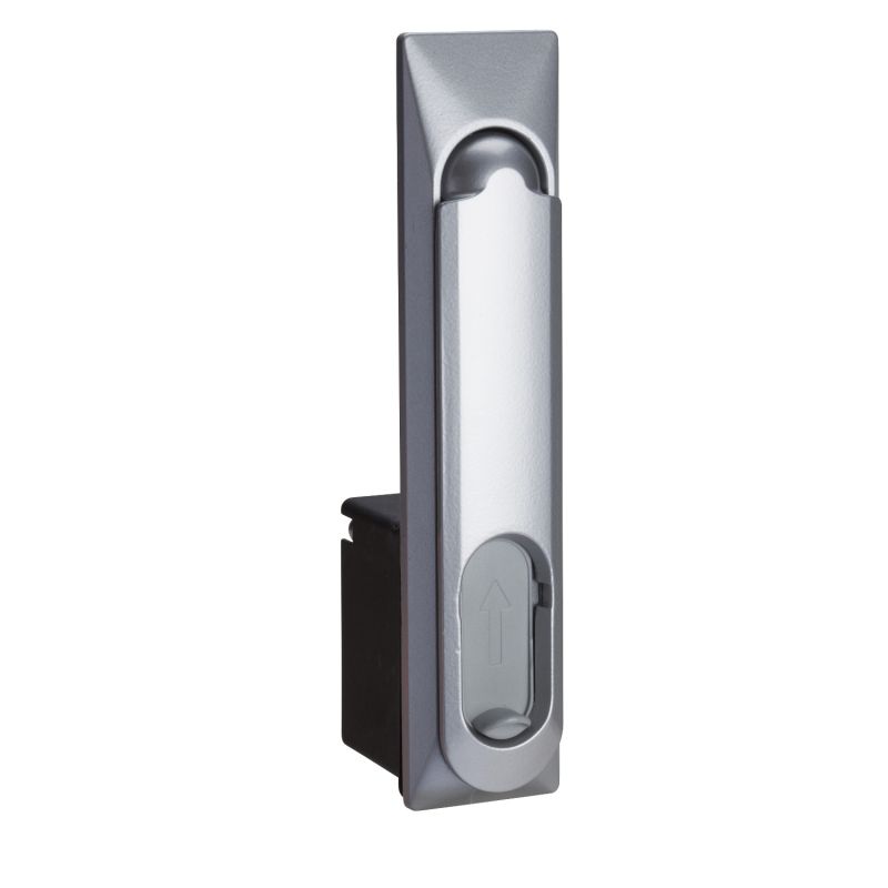 Replacement lock handle for stainless enclosure, 3mm double bar, zamak painted
