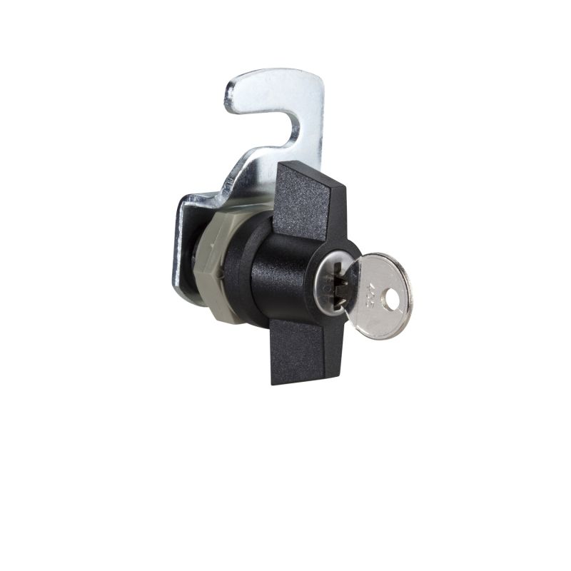 barrel and key 1242E for retractable handle of 3 point lock PLM or PLD