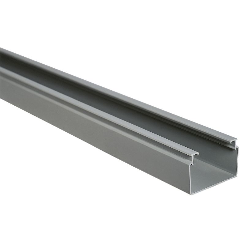 Polinorma - cable tray - unperforated - 100x400 mm - grey