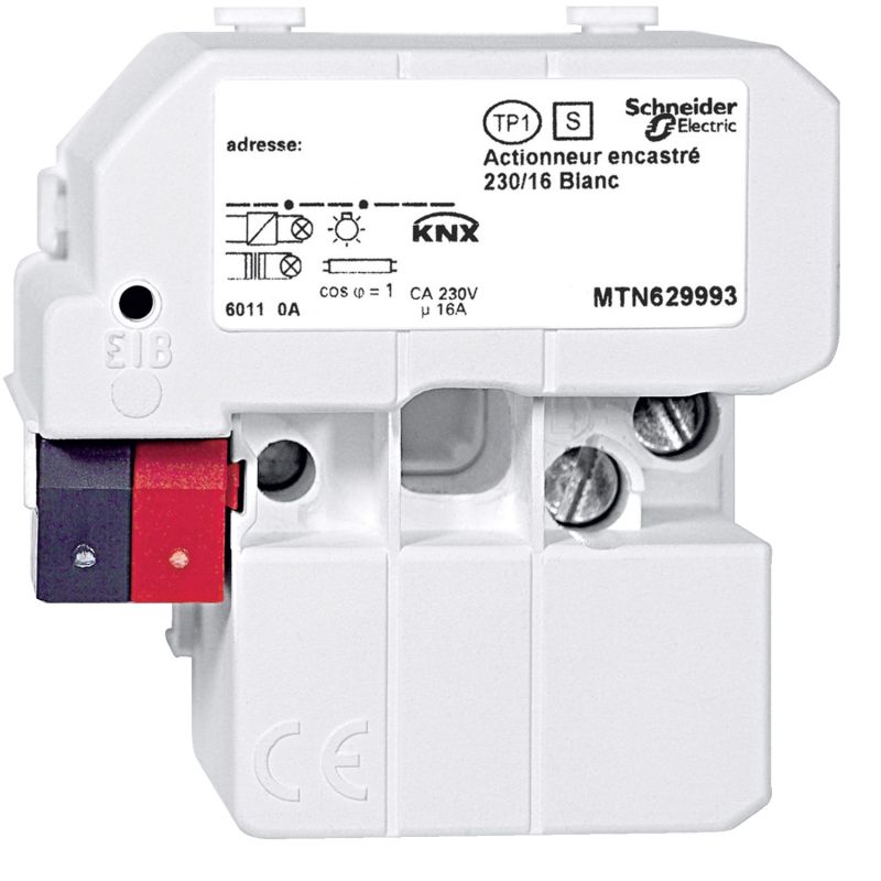 Switch actuator, flush-mounted/230/16, polar white