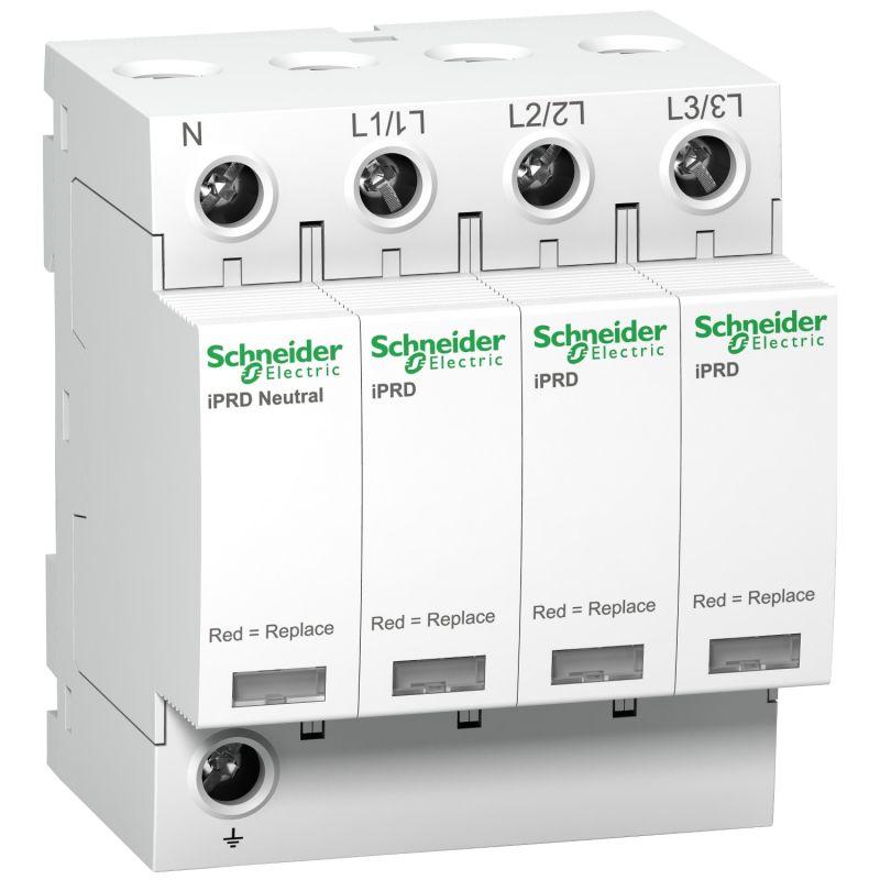 iPRD65r modular surge arrester - 3P + N - 350V - with remote transfert