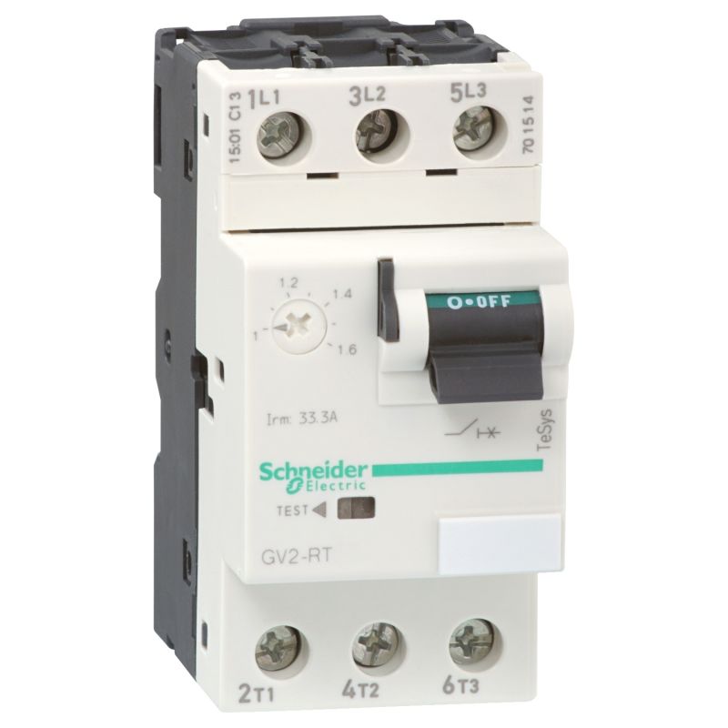 Disjuntor-motor magnetotérmico GV2P - 6/10A PCAE