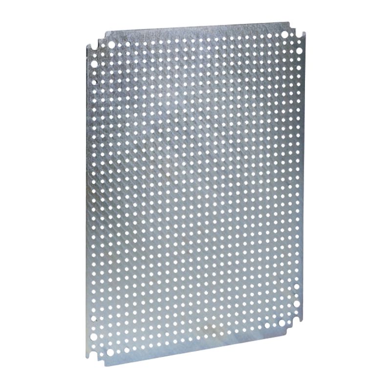 Microperforated mounting plate H600xW500 w/holes diam 3,6mm on 12,5mm pitch