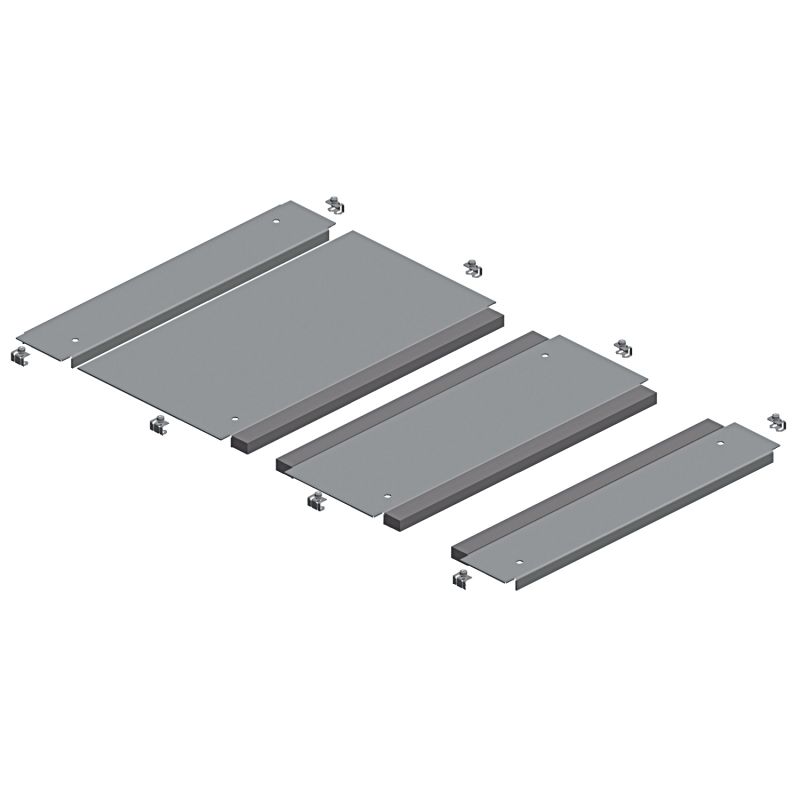 Spacial SF 2 entries cable gland plate - fixed by clips - 600x600 mm