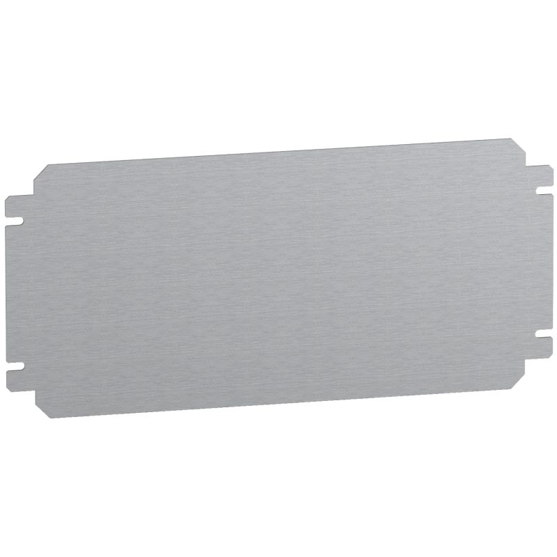 Plain mounting plate H150xW300mm made of galvanised sheet steel
