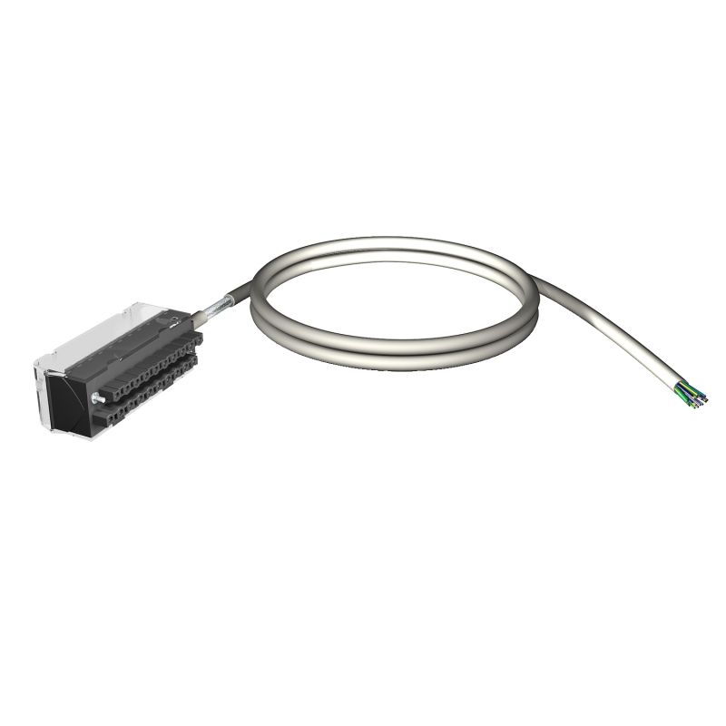 cabo - terminal 20 vias – cabos ligação uma extremidade – para E/S M340 - 10 m
