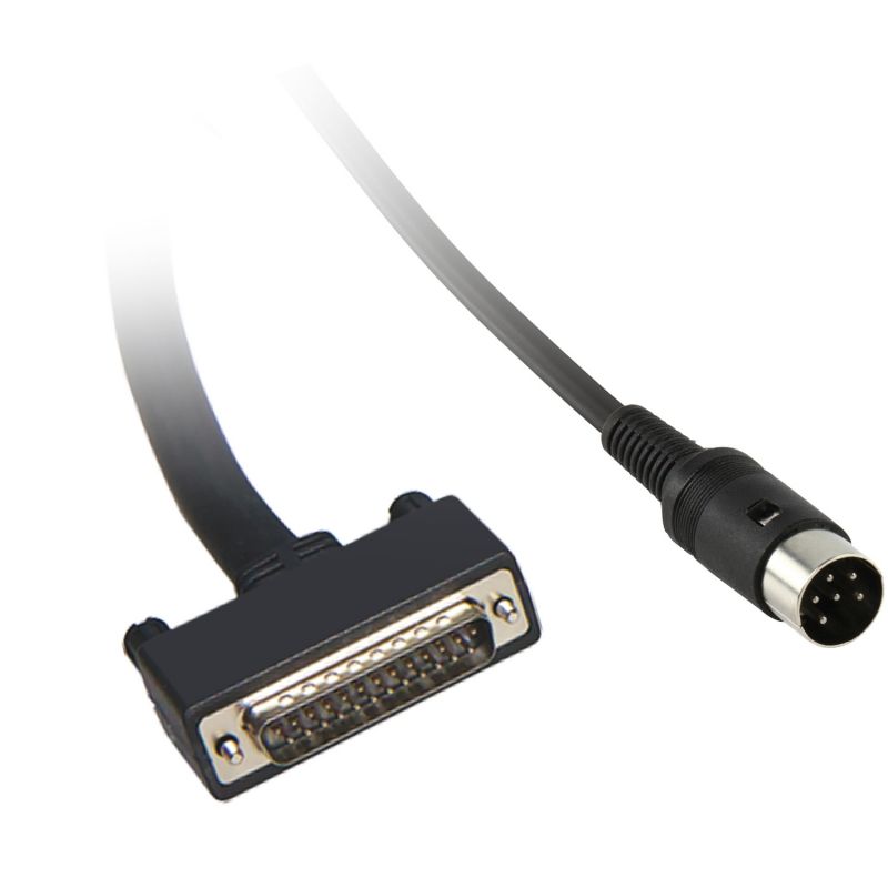 direct connection cable - L = 2.5 m - 1 male mini DIN + 1 male SUB-D25
