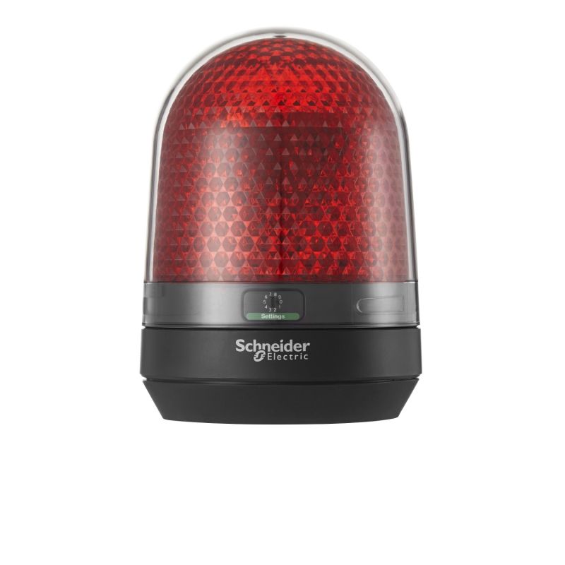 Rotating beacon, 100 mm, red, without buzzer, 48 V DC