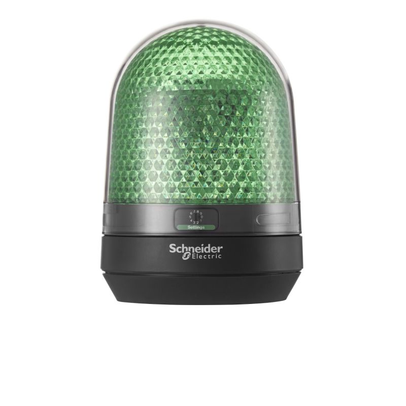Rotating beacon, 100 mm, green, without buzzer, 48 V DC