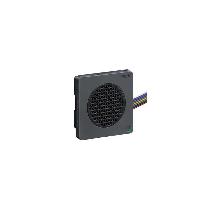 Harmony XVS, Editable voice alarms, black, mounting 72 mm DIN rail, NPN, 12...24V DC