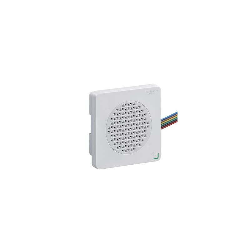 Harmony XVS, Editable voice alarms, white, mounting 96 mm DIN rail, NPN, 12...24V DC