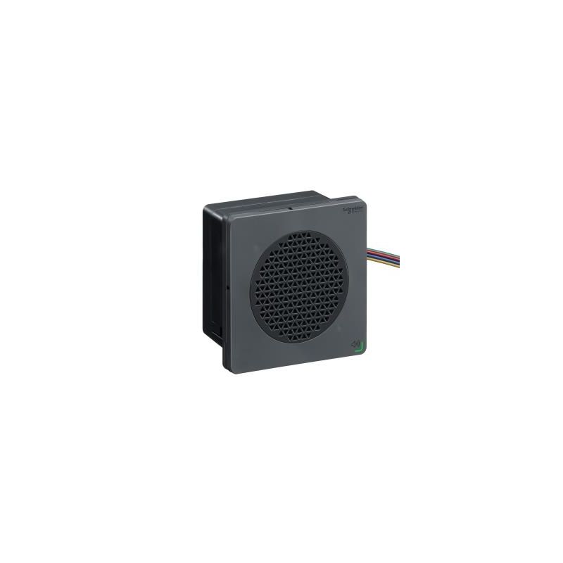 Harmony XVS, Editable voice alarms, black, mounting 96 mm DIN rail, NPN, 12...24V DC