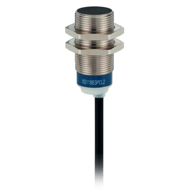 inductive sensor XS1 M18 - PNP NO&NC - Flush - Sn8mm - 12..24VDC - cable 2M