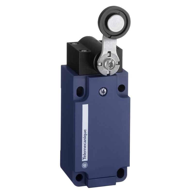 limit switch XCKS - thermoplastic roller lever - 1NC+1NO - snap action - Pg13