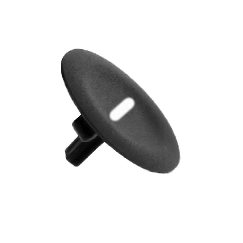 black cap marked - for circular pushbutton Ø22