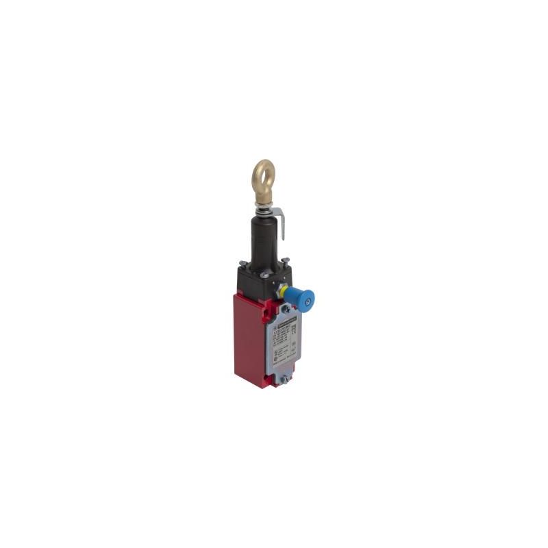 Latching emergency stop rope pull switch, Telemecanique rope pull switches XY2C, e XY2CJ, straight, 2NC+1 NO, 1/2' NPT