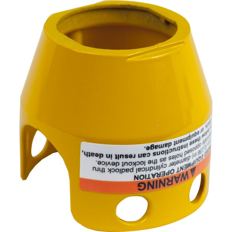 protecção para cabeça de cogumelo de Ø 40 e unidades de Ø 22 mm - amarela