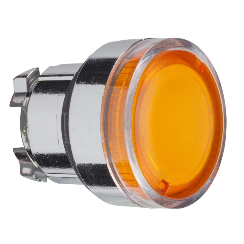 cabeça de botão de pressão iluminada - Ø 22 - amarela