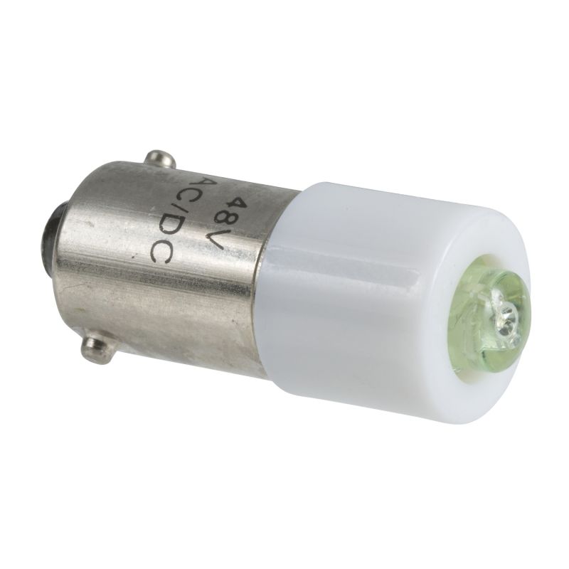 lâmpada LED verde para sinalização - BA 9s - 6 V 1,2 W