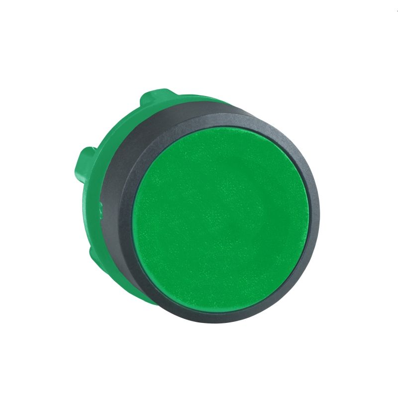 cabeça botão cápsula verde à face para aro de fixação plástico