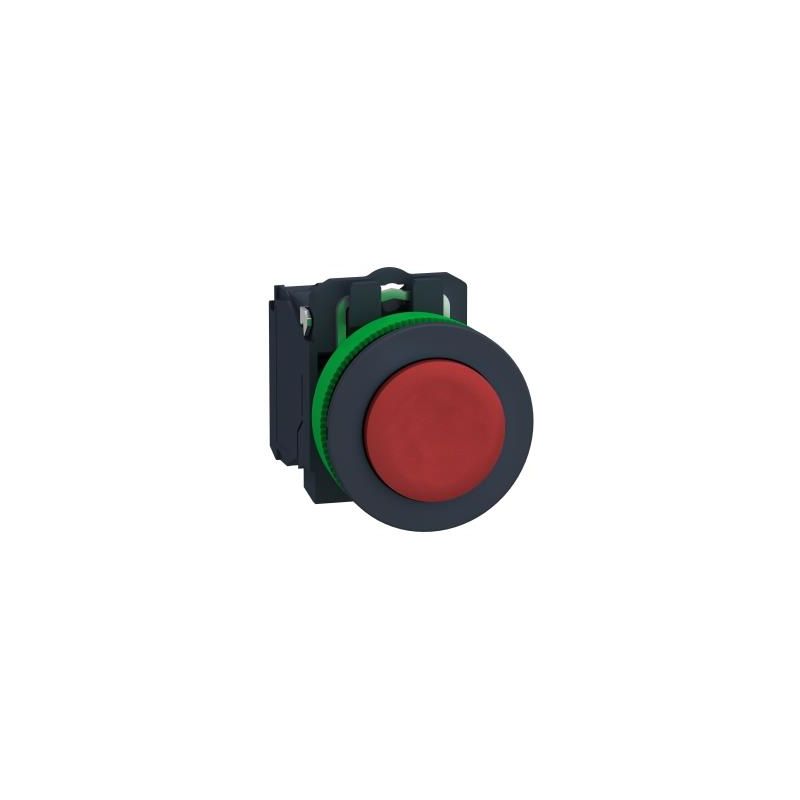 Botão flush vermelho personalizado 1nc
