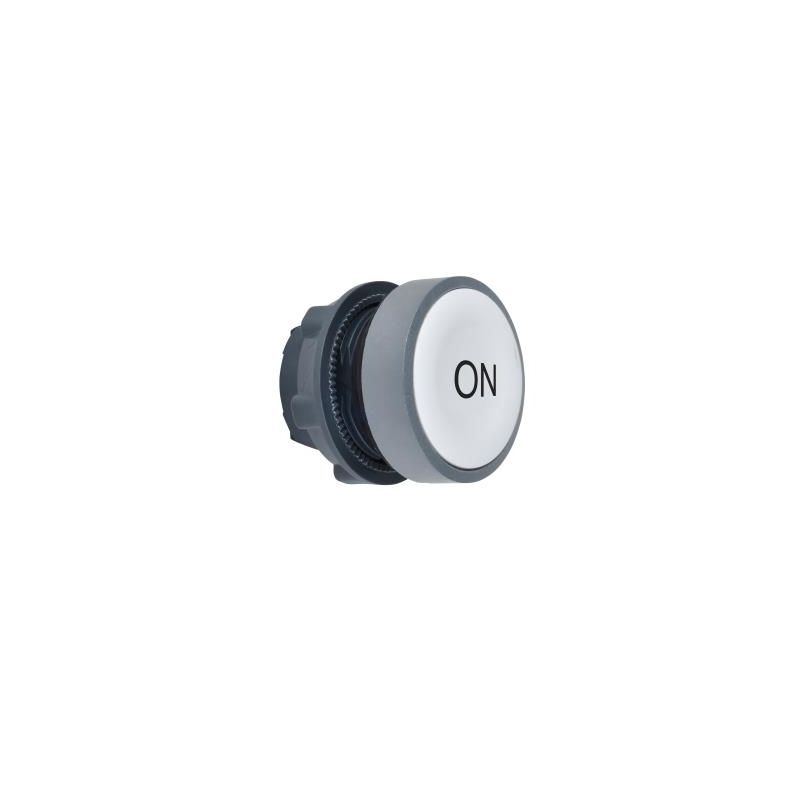 Cabeça de botão de pressão branca cinzenta e alta luneta personalizada
