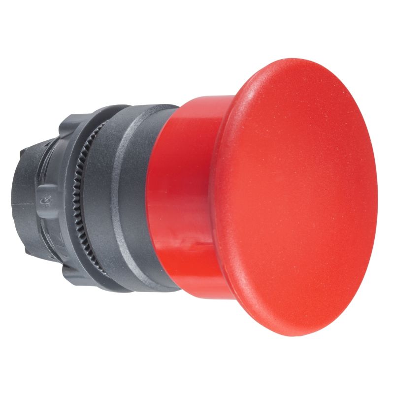 cabeça de botão pressão Ø 22 - vermelha - cogumelo de Ø 40 mm