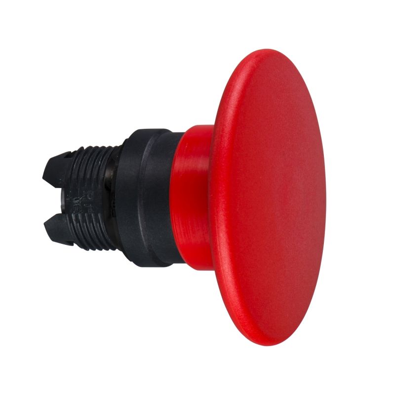 cabeça botão de pressão Ø 60 vermelha - cogumelo redonda