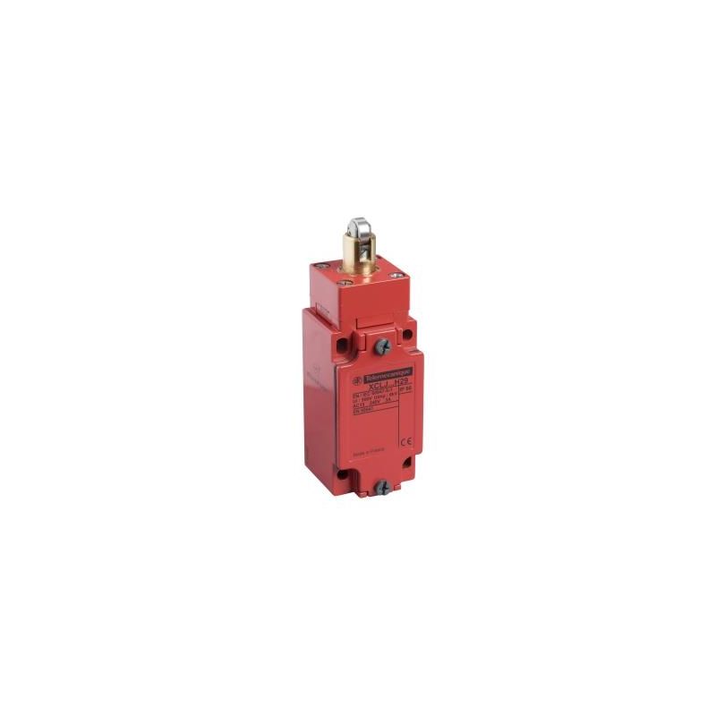 Limit switch, Limit switches XC Standard, XCLJ, red body steel, 1 NC + 2 NO, slow break contacts