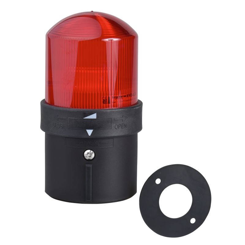 baliza lum. XVB vermelho intermitente - LED incorporado - 24 V CA CC - IP 65