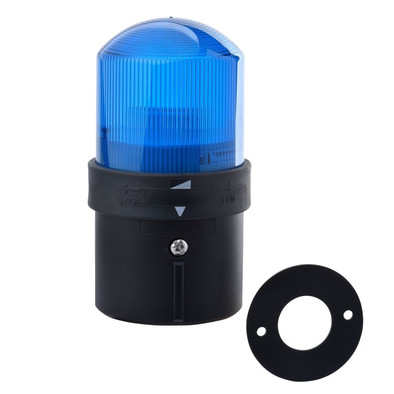baliza lum. XVB azul intermitente - LED incorporado - 24 V CA CC - IP 65