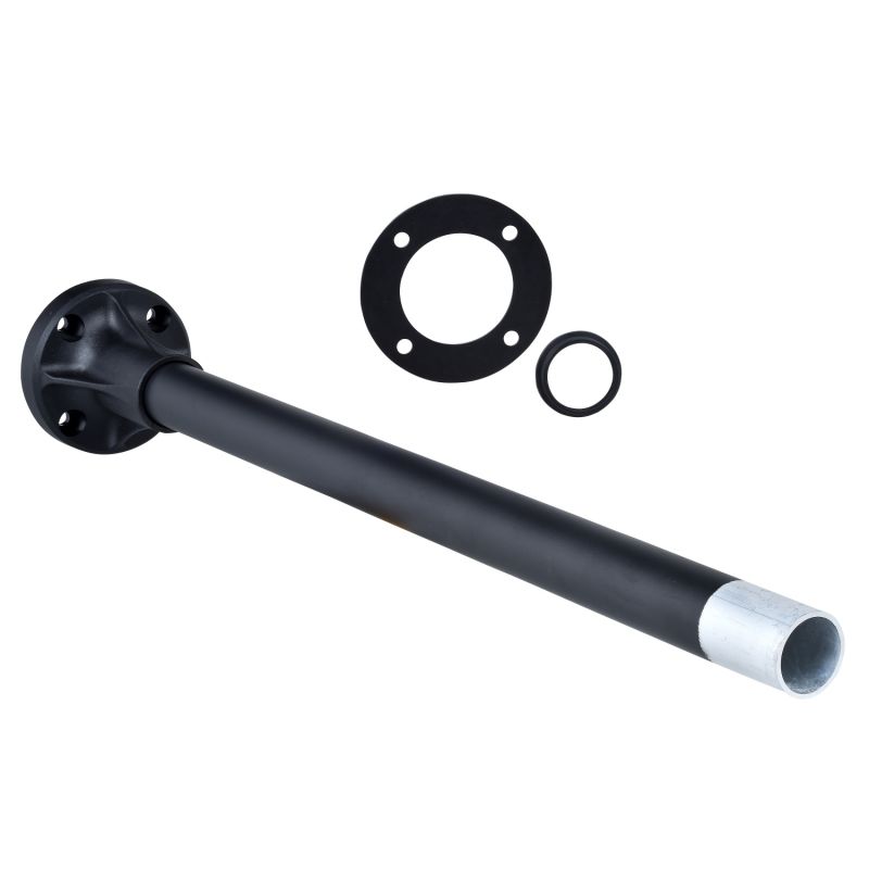 tubo de suporte + base de fixação l=400 mm - alumínio preto - XVB