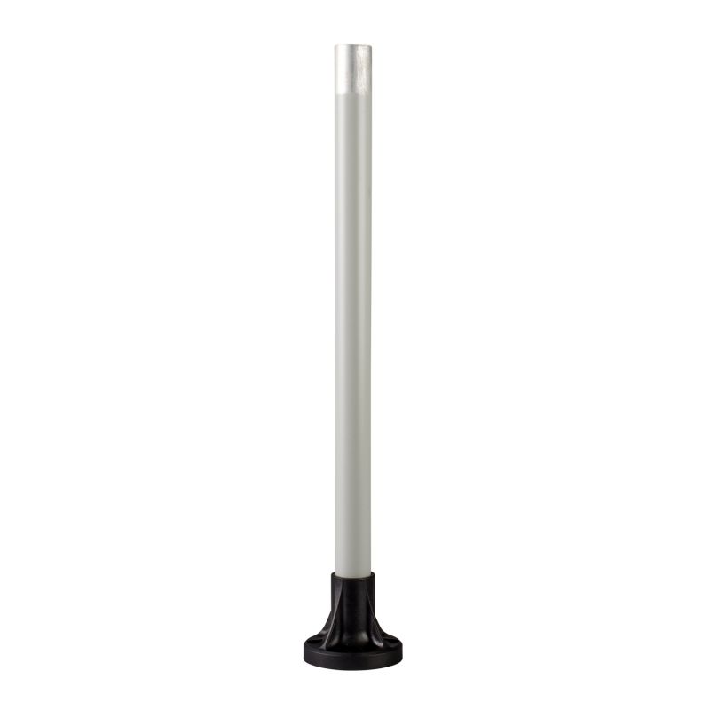 tubo de suporte + base de fixação l=400 mm alumínio - XVB