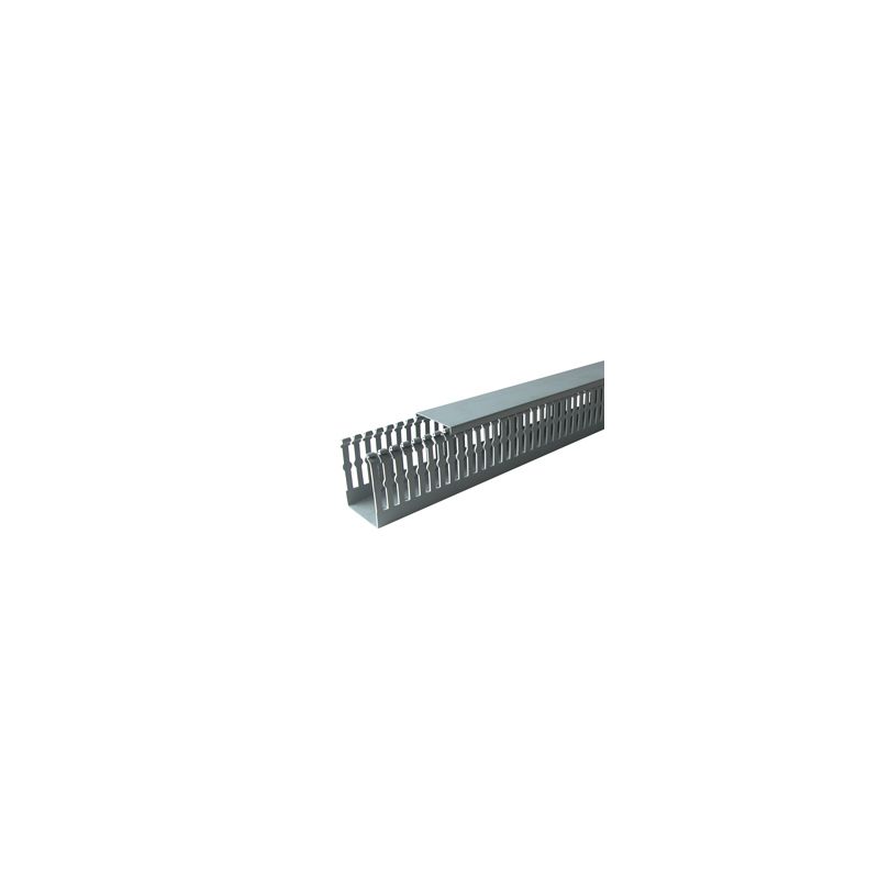 Calha de cablagem - canal system PVC -  paredes perfuradas - 16X16 mm
