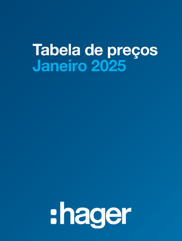 Hager Tabela de Preços