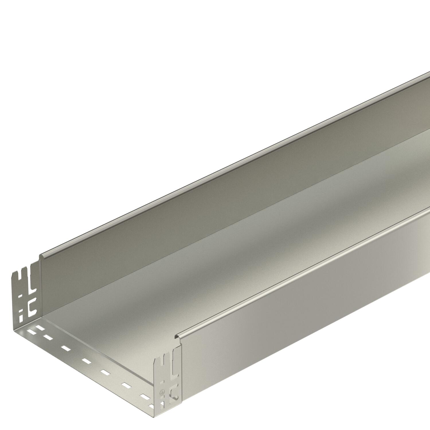 Cable tray MKSMU unperforated, quick connector 110x300x3050 Aço ...